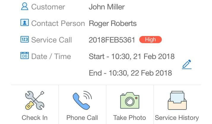 SAP Business One Service  kojejkowanie zgłoszeń