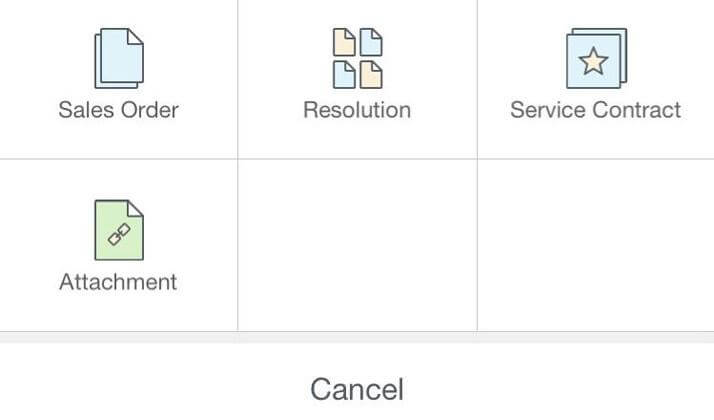 SAP Business One Service szybkie akcje