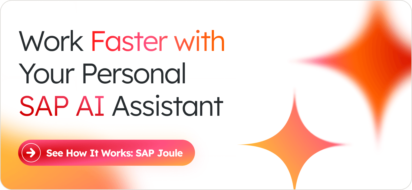 Work Faster with Your Personal SAP AI Assistant – SAP Joule
